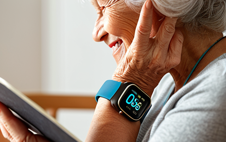 **Image Prompt:** A close-up shot of a person wearing a sleek, modern smartwatch. The watch face displays a graph showing glucose levels trending within a healthy range. In the blurred background, a Polish grandmother smiles while comfortably reading a book, symbolizing the peace of mind provided by continuous glucose monitoring. Focus on warm lighting and a sense of well-being.